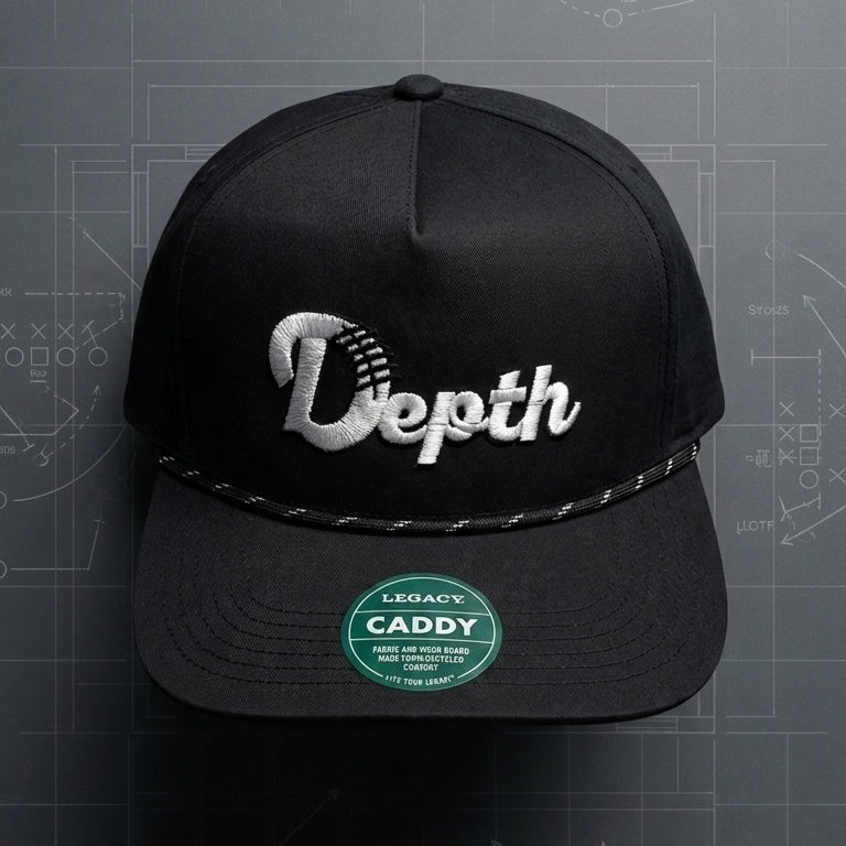 Depth Legacy Caddy Cap Black