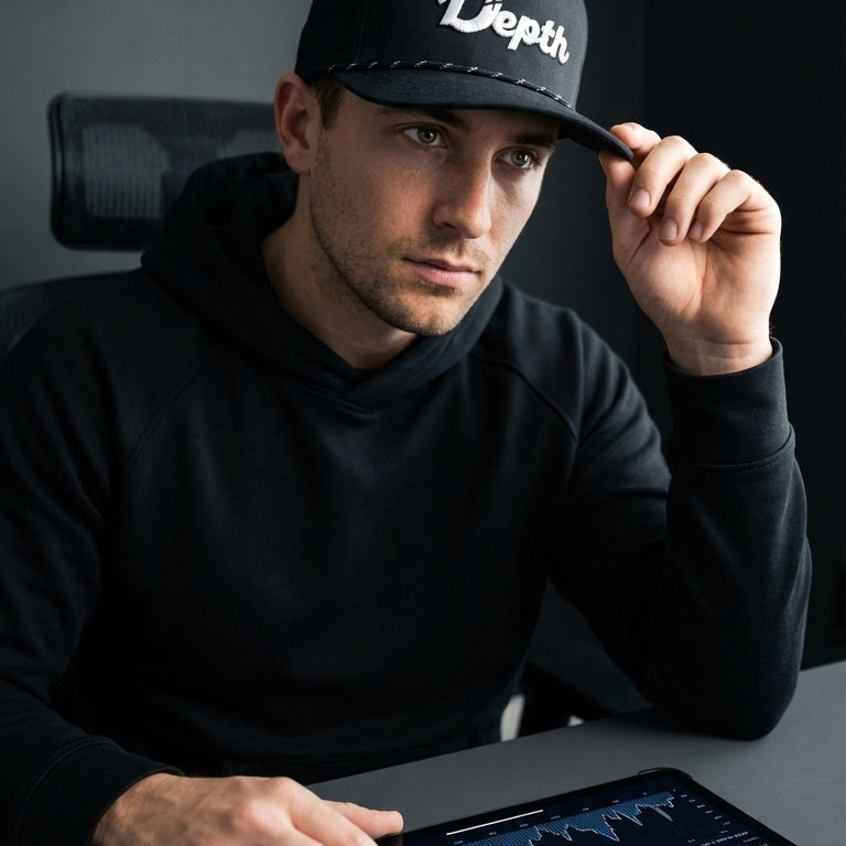 Depth Legacy Caddy Cap Black