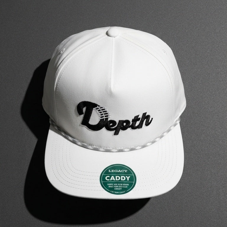 Depth Legacy Caddy Cap White