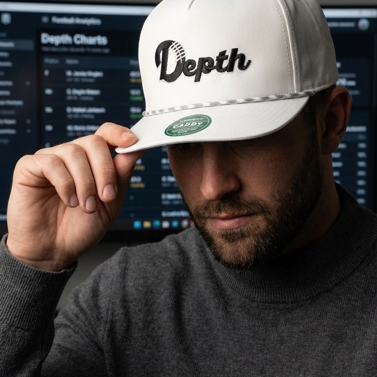 Depth Legacy Caddy Cap White