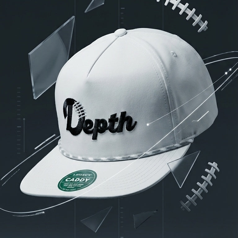 Depth Legacy Caddy Cap White
